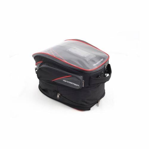 Geantă Moto pentru Rezervor cu Magnet BAGSTER FLASH · Negru / Roșu