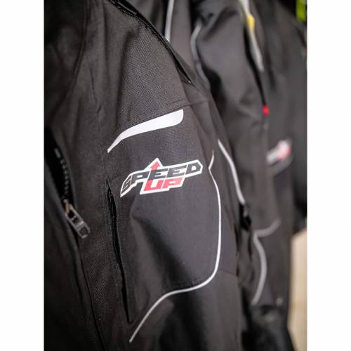 Geacă Moto din Textil SPEED UP ELEMENT · Negru 