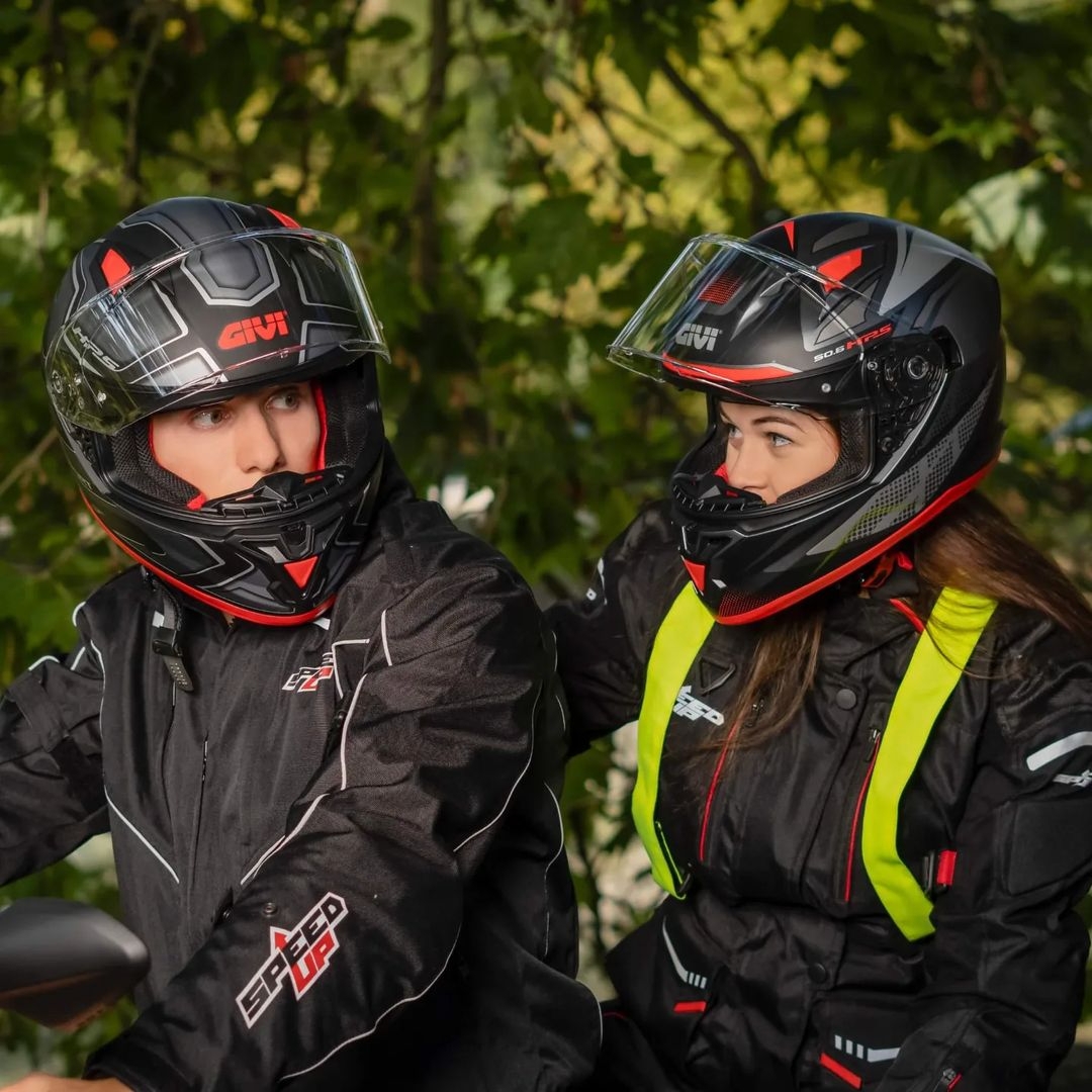 Geacă Moto din Textil SPEED UP ELEMENT · Negru 