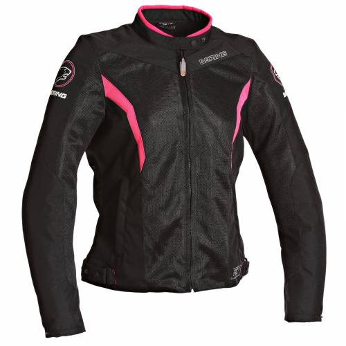 Geacă Moto Damă din Textil BERING LADY FLORIDA · Negru / Roșu