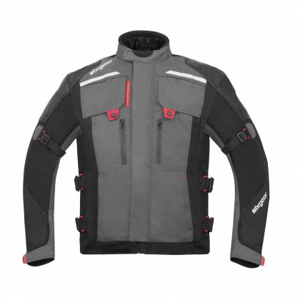 Geacă Moto din Piele & Textil SIXGEAR HYBRID 