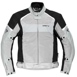 Geacă Moto din Textil DIFI SAN DIEGO · Negru / Gri