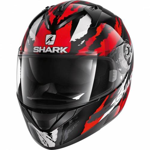 Cască Moto Integrală SHARK RIDILL OXYD · Negru / Roșu / Alb