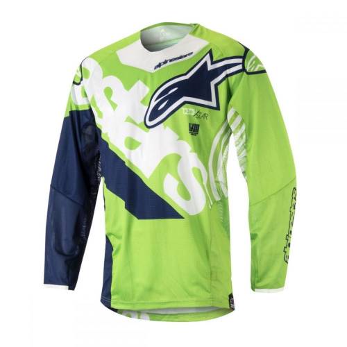 Tricou ALPINESTARS TECHSTAR VENOM S8 - verde/alb/albastru