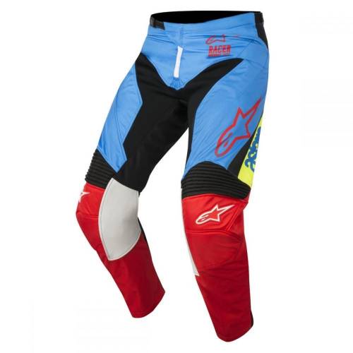 Pantaloni Enduro - Cross ALPINESTARS RACER SUPERMATIC · Albastru / Roșu / Negru