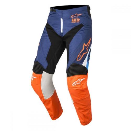 Pantaloni Enduro - Cross ALPINESTARS RACER SUPERMATIC · Albastru / Portocaliu