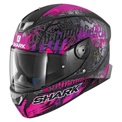 Cască Moto Integrală SHARK SKWAL 2.2 SWITCH RIDER · Negru / Roz