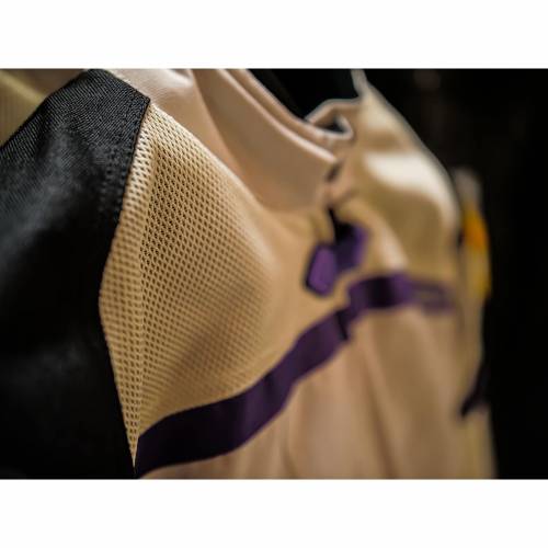 Geacă Moto Damă din Textil SIXGEAR LUNA · Gri / Mov 