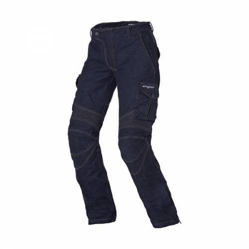 Blugi Moto SIXGEAR CARGO DENIM Slim Fit · Albastru 