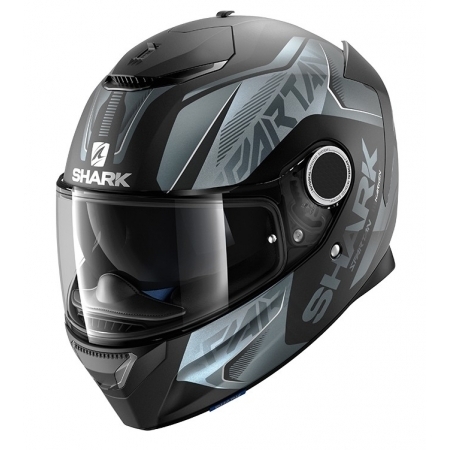 Cască Moto Integrală SHARK SPARTAN KARKEN · Negru / Gri Mat