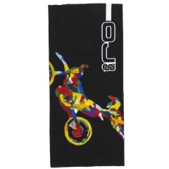 Eșarfă Moto OJ MURALES · Negru