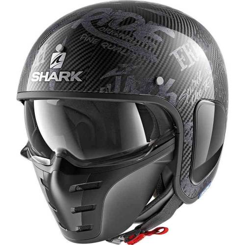 Cască Moto Open Face SHARK S-DRAK 2 FREESTYLE CUP · Negru