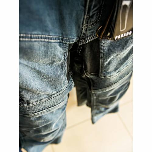 Blugi Moto cu Kevlar TRILOBITE PARADO Long · Albastru 