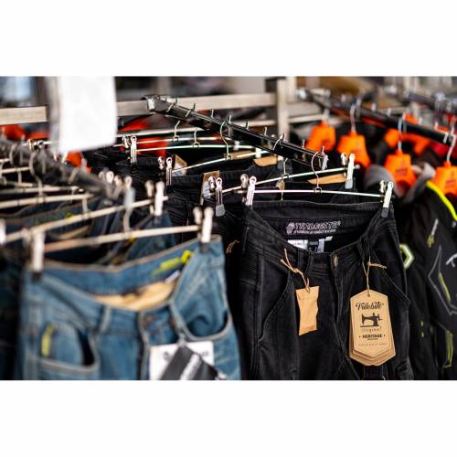 Blugi Moto cu Kevlar TRILOBITE PARADO Long · Albastru 