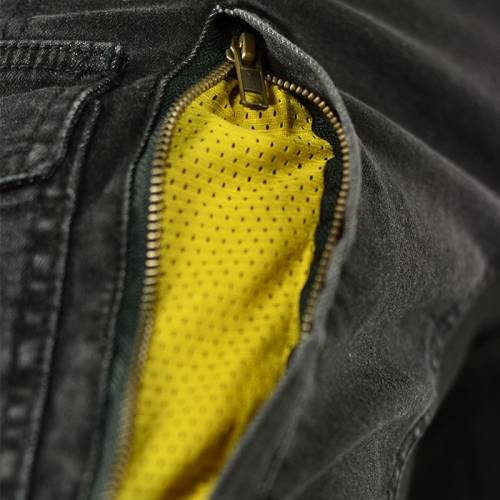 Blugi Moto cu Kevlar TRILOBITE ACID SCRAMBLER · Negru 