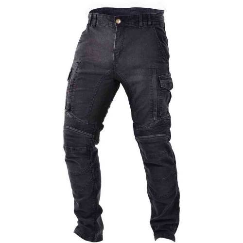 Blugi Moto cu Kevlar TRILOBITE ACID SCRAMBLER · Negru 