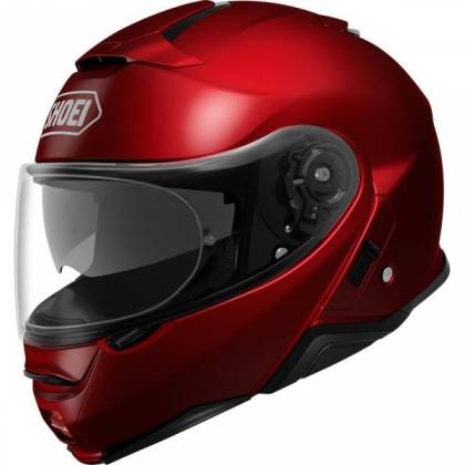 Cască Moto Flip-Up SHOEI NEOTEC-II WINE RED · Roșu