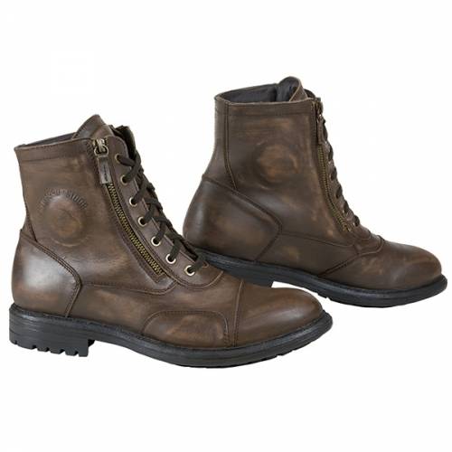 Ghete Moto din Piele FALCO AVIATOR · Maro