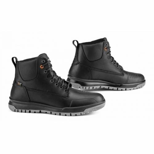 Ghete Moto din Piele & Textil FALCO PATROL · Negru