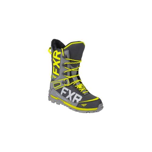 Cizme Snowmobil FXR HELIUM LITE SPEED · Gri / Negru