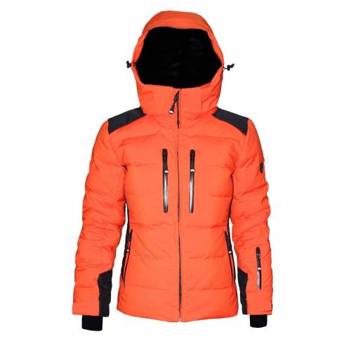 Geacă Outdoor / Schi Puf Damă STRINDBERG 5128 DEV, Dermizax · Portocaliu / Negru