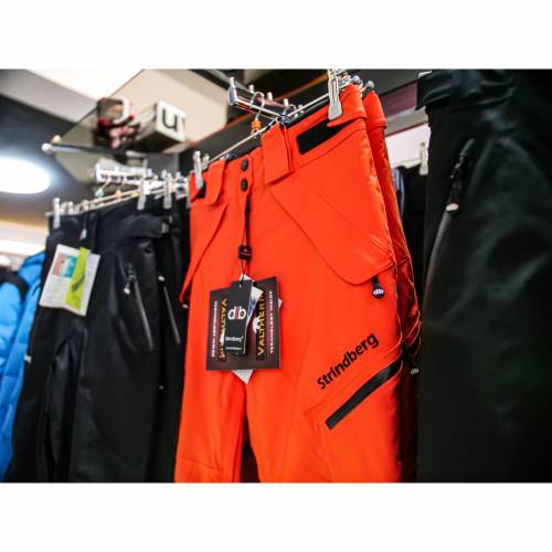 Pantaloni Schi Damă STRINDBERG 5104/18 DEV, Dermizax · Portocaliu / Negru 