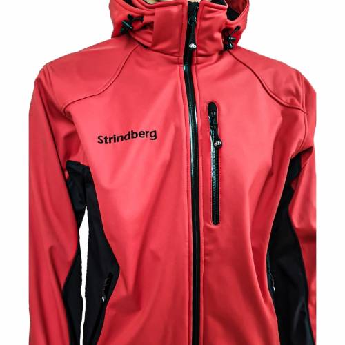 Geacă Softshell STRINDBERG 2096, TorayDelfy · Roșu / Negru
