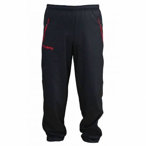 Pantaloni Trening STRINDBERG 2135 · Negru / Roșu 
