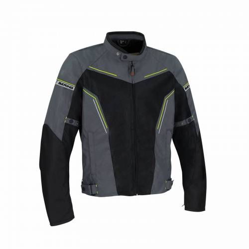 Geacă Moto din Textil BERING CANCUN · Negru / Gri