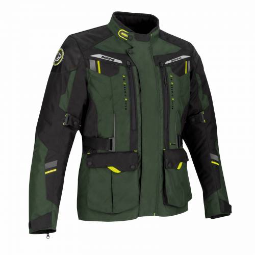 Geacă Moto din Textil BERING DARKO · Kaki / Negru