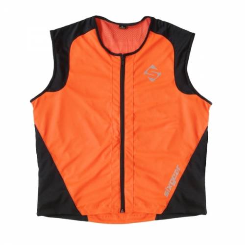 Vestă Moto SIXGEAR BEAM · Portocaliu-Fluo / Negru