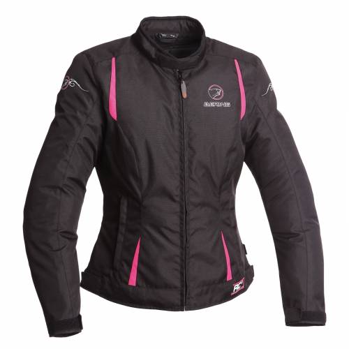 Geacă Moto Damă din Textil BERING LADY ANIKA · Negru / Roz