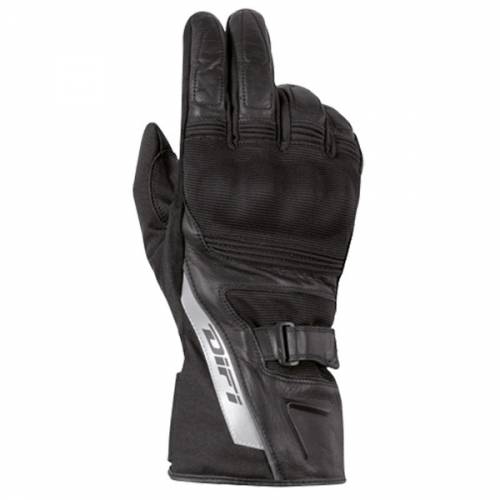 Mănuși Moto din Piele & Textil DIFI DRIZZLE · Negru 