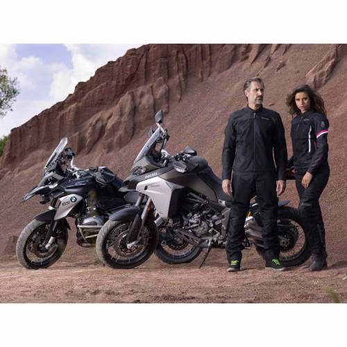 Geacă Moto de Vară din Textil RICHA AIRBENDER · Negru 