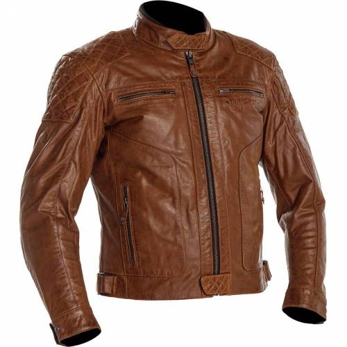 Geacă Moto din Piele RICHA DETROIT · Maro