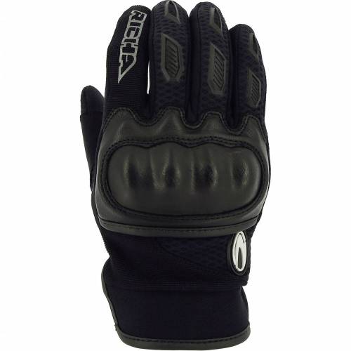 Mănuși Moto din Piele & Textil RICHA BASALT 2 · Negru 