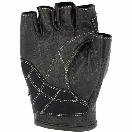 Mănuși Moto din Piele Perforată RICHA MITAINE · Negru 