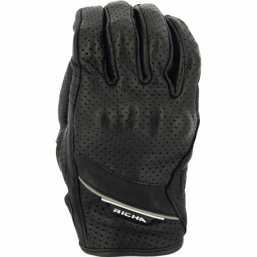 Mănuși Moto din Piele Perforată RICHA CRUISER · Negru 
