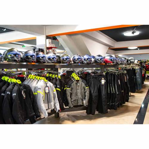 Geacă Moto de Vară din Textil RICHA AIRBENDER · Gri / Verde Fluo 