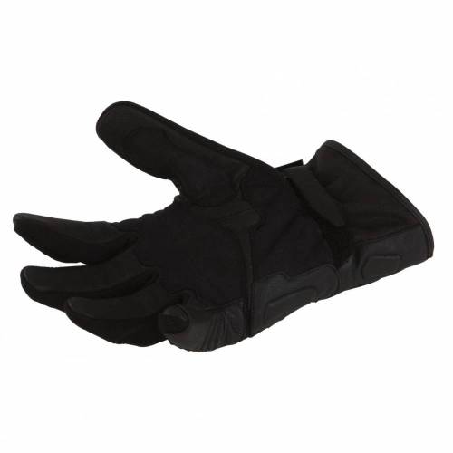 Mănuși Moto din Piele & Textil BERING MATCH · Negru 