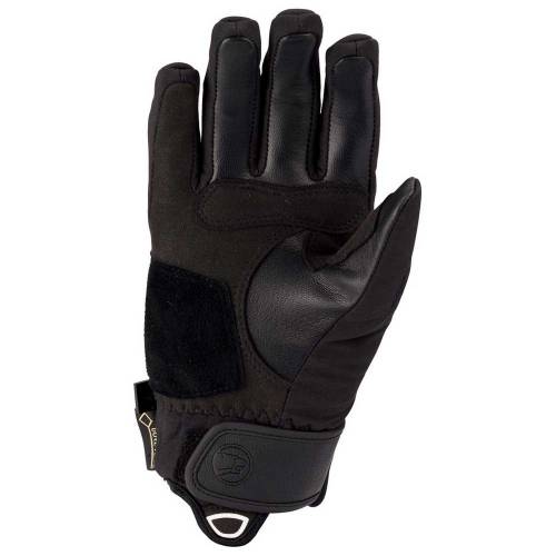 Mănuși Moto Damă din Piele & Textil GoreTex BERING LADY EKSEL · Negru 
