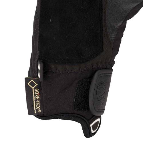 Mănuși Moto Damă din Piele & Textil GoreTex BERING LADY EKSEL · Negru 