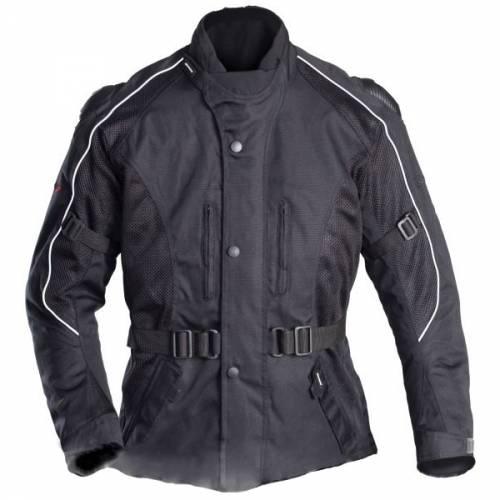 Geacă Moto din Textil SHOX NORDKAP Flow · Negru