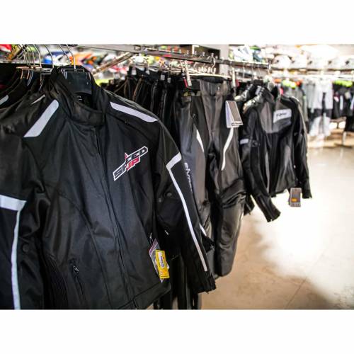 Geacă Moto Damă din Textil SPEED UP LARA · Negru 