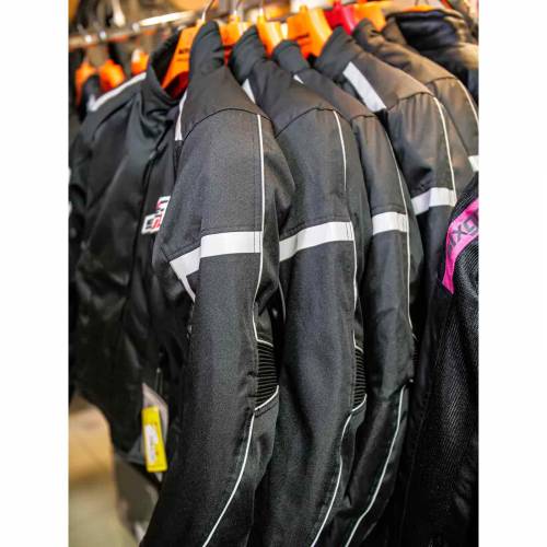 Geacă Moto Damă din Textil SPEED UP LARA · Negru 